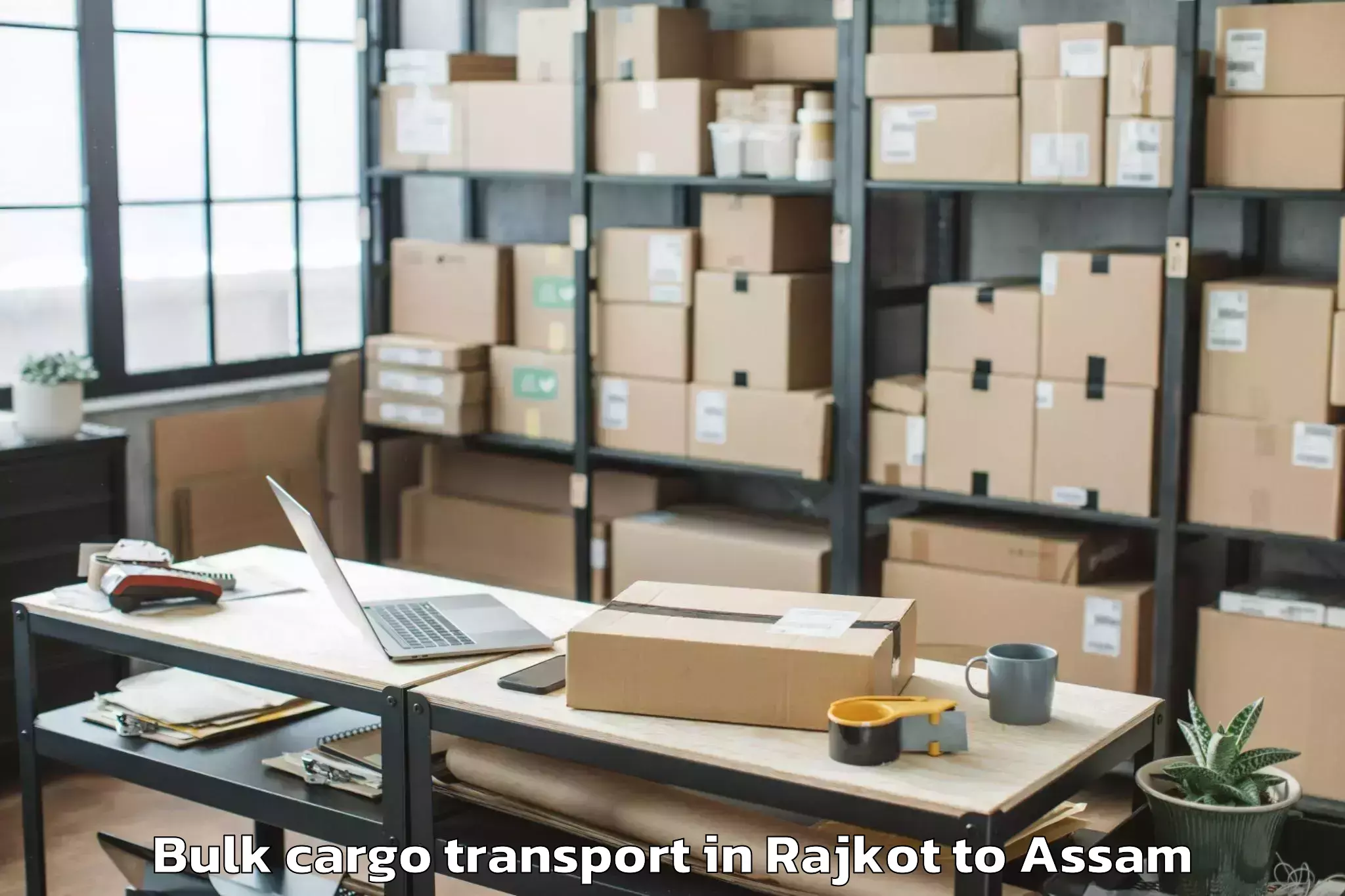 Book Your Rajkot to Hojai Bulk Cargo Transport Today